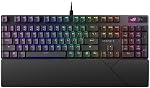 ASUS ROG Strix Portée II X Filaire USB Clavier de jeu mécanique – 100% Taille complète, prélude à chaud ROG NX Snow V2 Interrupteurs linéaires, PBT Captures de clés, RGB, Support PC/Mac - noir