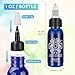 ATOMUS Tattoo Ink 1oz 30ml Tattoo Supply Pigment Natural Plant Tattoo Ink Pigment Permanent Makeup Tattoos Pigment (Blue)