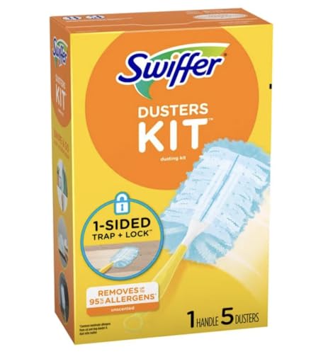 Swiffer Dusters Refill for Cleaning (1 Handle + 5 Refills)