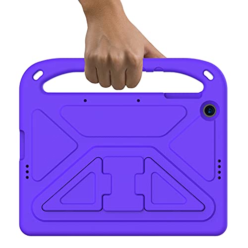 Hyukcase Case For Honor Pad X8 10.1 Inch,Quipped With Hand Strap And Shoulder Strap,Shockproof And Drop-Resistant Tablet (Purple)