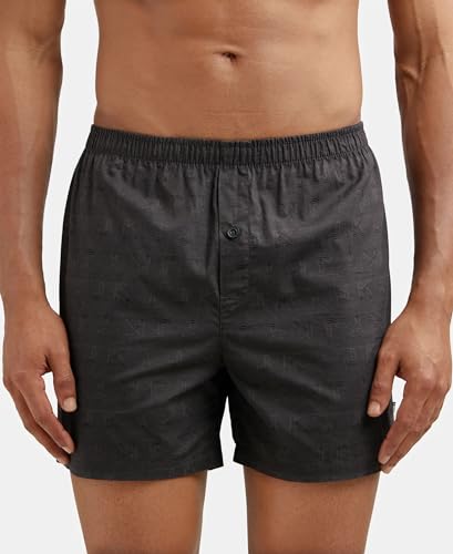 Image of Jockey 8222 Men's Super Combed Mercerized Cotton Woven Printed Inner Boxers with Ultrasoft and Durable Inner Waistband (Pack of 2)