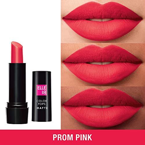 Image of Elle18 Color Pops Matte Lip Color, Prom Pink, 4.3 g