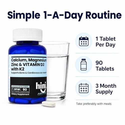 HINI Calcium Magnesium Zinc with D3 & K2