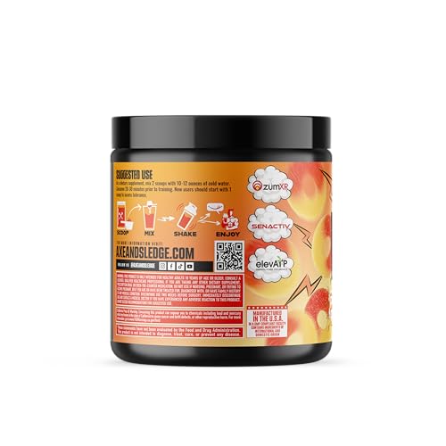 Image of Axe & Sledge Intake Pre-Workout, 20 /40 Servings (Sour Peach Rings)