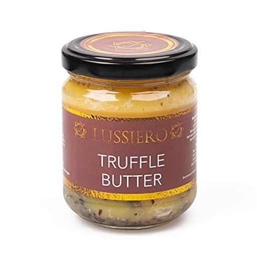 Lussiero Burro al tartufo con vero tartufo bianco Bianchetto Tuber Borchii 160g