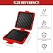 Microwave Toastie Maker Microwave Toastie Sandwich Maker and Grill Wireless Silicone Microwaveable Cookware Extra Crispy Toasties & Panini Maker - No Soggy Results - Compact & Dishwasher Safe (Red)
