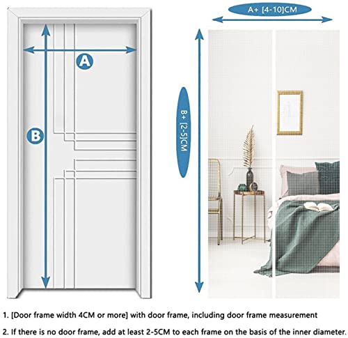 Zanzariera Magnetica per Porte,120x220cm(W*H)