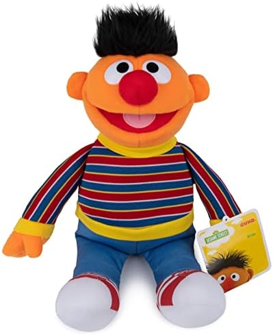 GUND Sesame Street Ernie Muppet Plush Orange, 13.5”