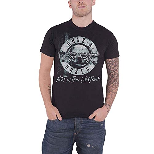 Guns N Roses   Camiseta Not in this Lifetime Tour Xerox para Adultos Unisex (L) (Negro)