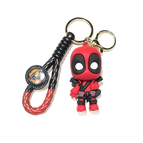 HSAJS Llavero de Goma Deadpool Juguetes para Niños y Adultos