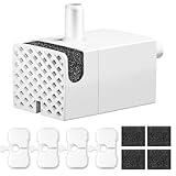 PLFF015 Replacement Pump for PETLIBRO Cat Water Fountain Models PLWF005, PLWF115, PLWF105, Ultra Quiet Pump with 4 Filters and 4 Sponges