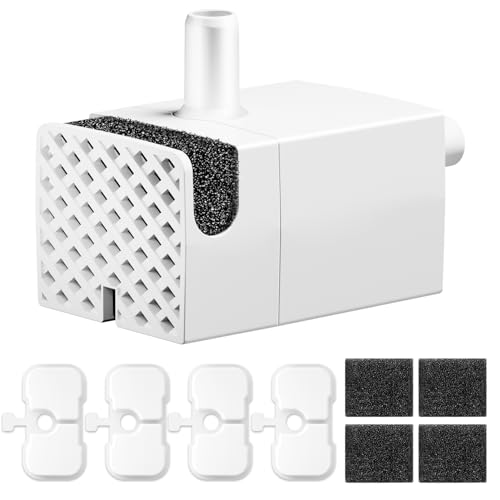 PLFF015 Replacement Pump for PETLIBRO Cat Water Fountain Models PLWF005, PLWF115, PLWF105, Ultra Quiet Pump with 4 Filters and 4 Sponges