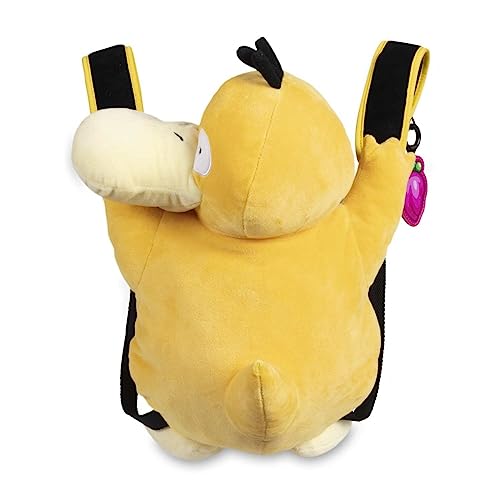Pokemon Centro: Mochila Psyduck Partner, Amarelo, One Size Only, Mochila com personagens