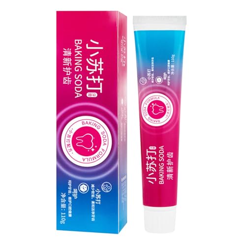 Pasta de dientes para quitar manchas, cuidado bucal suave, pasta de dientes con bicarbonato de sodio, pasta de dientes con bicarbonato de sodio, pasta de dientes blanqueadora de dientes, bicarbonato