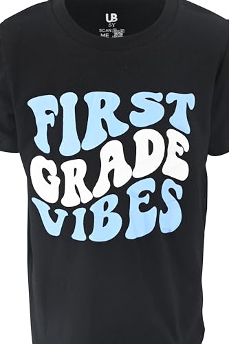 Image of Unique Baby Boys 1st Grade Vibes Only Back to School T Shirt