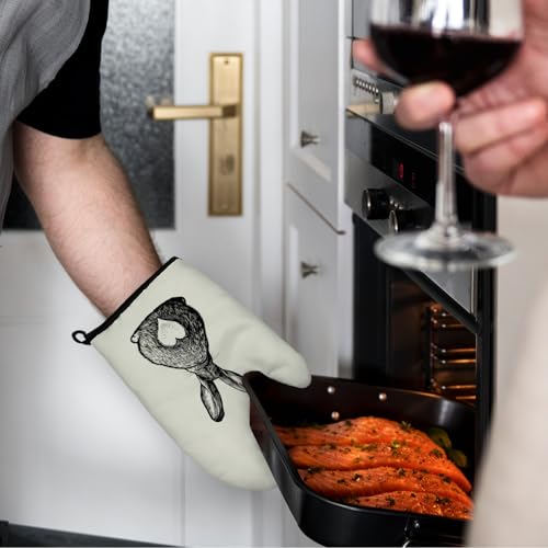 Gants de cuisine lapin de Pâques résistants à la chaleur Mingnei