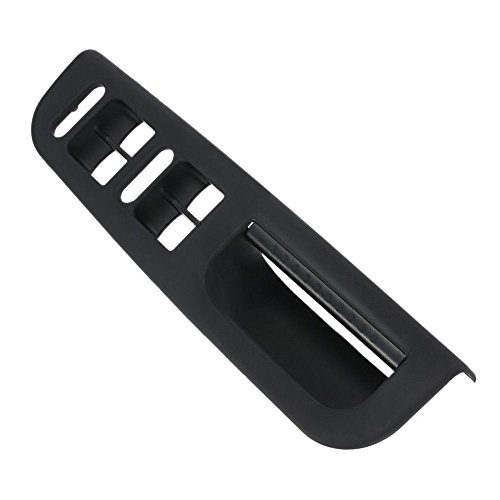 Arotom Set 5Pcs Black Interior Door Grab Handle & Switch Panel Bezel & Trim Cover Fit For Vw Golf Jetta Bora Mk4 1998-2005 #TOP2