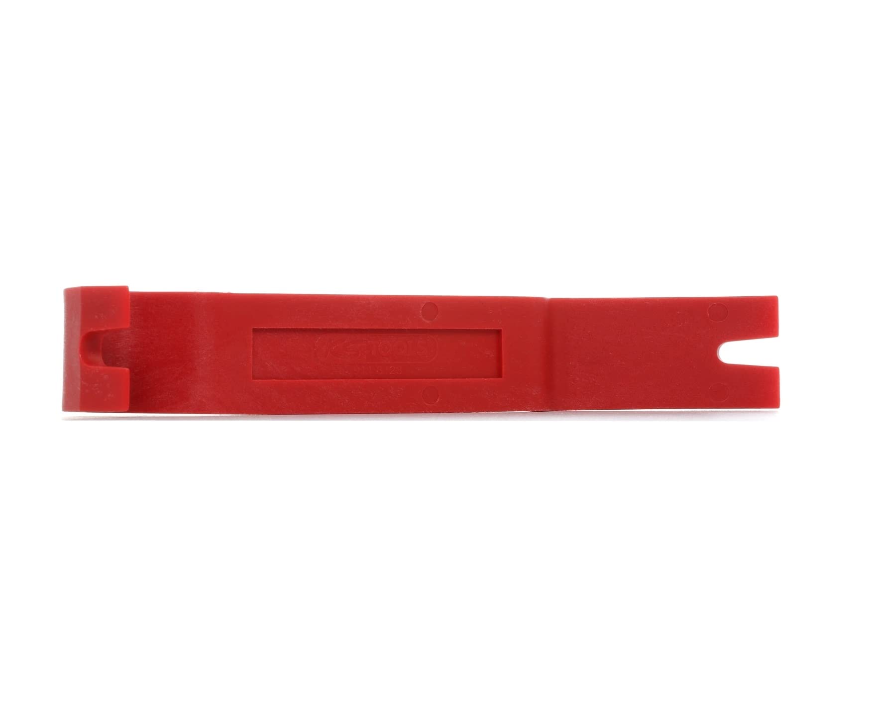 KS TOOLS Zierleistenheber 911.8228 – Praktisches Hebelwerkzeug Für Verkleidungen, 185 Mm Lang, 10,2 & 12,6 Mm, Rot