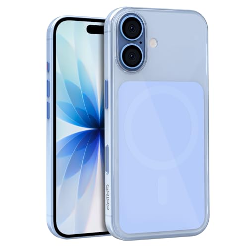 Image of GRIPP Native Case Compatible with Mag-Safe for iPhone 17 | 6ft Drop-Tested with D30 Technology, 360 Protection, Scratch-Resistant, Raised Camera Edges, Metallic Buttons Back Cover - Blue