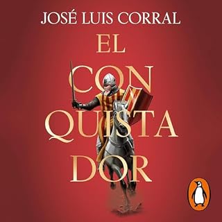 Diseño de la portada del título El conquistador