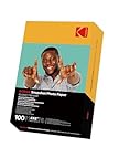 KODAK Snapshot Photo Paper - Instant Photo Paper, Glossy Finish, Pack of 100 Sheets, 102 x 152mm, 180 gsm, Compatible with Inkjet Printers