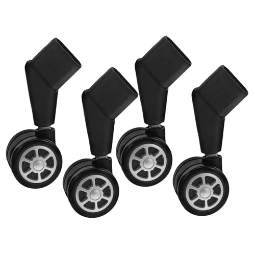 Uonlytech 4pezzi Rotelle Ricambio Per Sedie Ufficio Rotelle Silenziose Per Mobili Ruote Girevoli Compatibili Con Pavimenti Tappeti