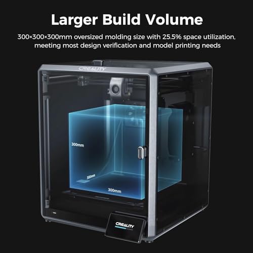 creality k1 max 3d printers 3d printing machine with ai camera 600mms fast speed 01mm smooth detail auto leveling self-test with one tap printing size 866x866x984 inch