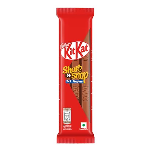 Image of KIT KAT Share & Snap 2X3 Fingers Wafer Bar, Chocolate, 57 Grams