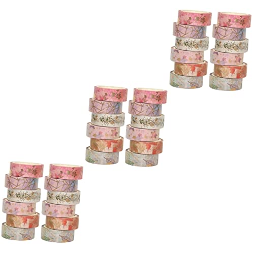 SEWACC 36 Pçs Cartão Planejador/DIY Decoração Papel De Embrulho Cor Etiquetas Decorativas Adesivo Sc
