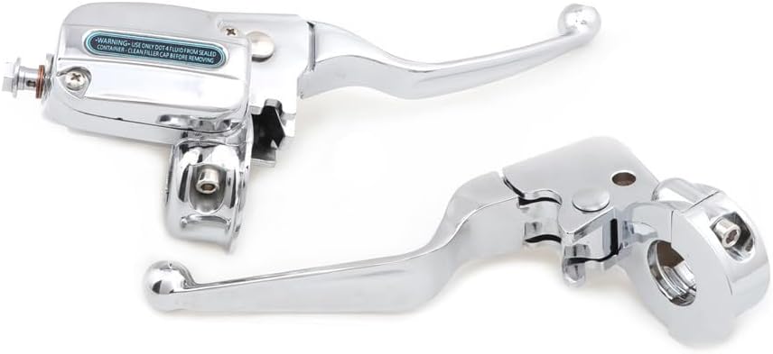 Motorcycle Chrome Brake Clutch Lever Pump Master Cylinder for Harley Touring Street Glide FLHX Electra Road Glide King 2008-2013