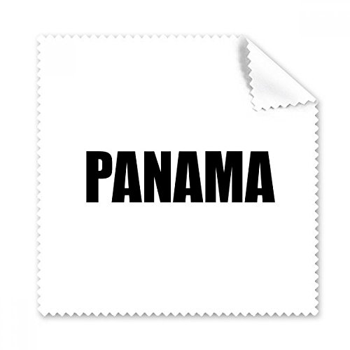 Tissu Panama de nettoyage noir pour éliminer les traces sur lunettes et écrans