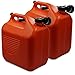 Produktbild Benzin-Kanister 20 Liter - 2 Stück - mit Kanüle - UN-Zulassung - für Benzin, Diesel und andere Gefahrgüter - HDPE