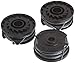 Price comparison product image Greenworks Dual Line 2900719 065-inch Grass Trimmer Replacement Spool Pack of 3