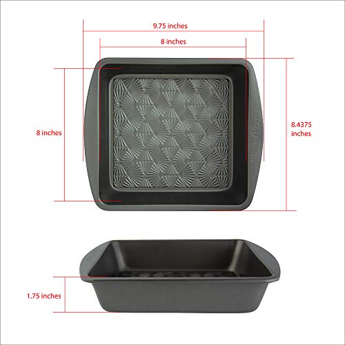 Range Kleen Taste Of Home® 8-Inch Non-Stick Metal Square Baking Pan #TOP2