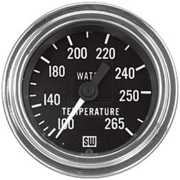 Stewart Warner 82326-72 Deluxe 2-1/16" Water Temperature Mechanical Gauge