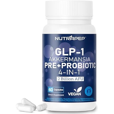 GLP-1 Activate Probiotic Supplement - 2 Billion AFU Probiotics & Prebiotics for Men Women Gut Health - Oral GLP 1 Digestive Enzymes Activator with Clostridium Butyricum Bifidobacterium Cover