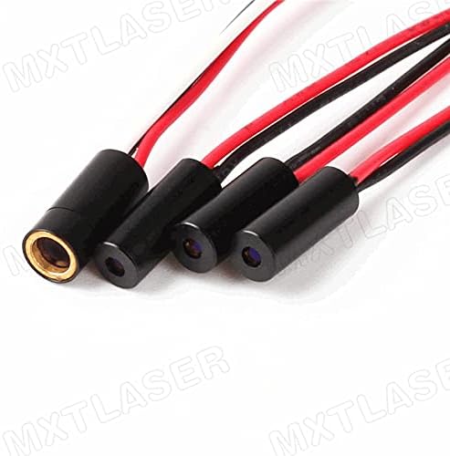 D4x10mm Min Size 635nm 0.5mW 1mW 5mW Glass Lens Red Dot Laser Module Industrial Grade (5, Milliwatts)