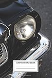 Composition Notebook: Cars Ford Mustang Classic American Car Automotive Works Wide Ruled Note Book,...