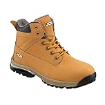 JCB - Mens Boots - Safety Boots - Workmax - Chukka Work Boots - Honey Nubuck - Size 13