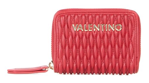 Portefeuille tout en un Valentino Frequency Re Zip Around Wallet rouge Rosso Scuro