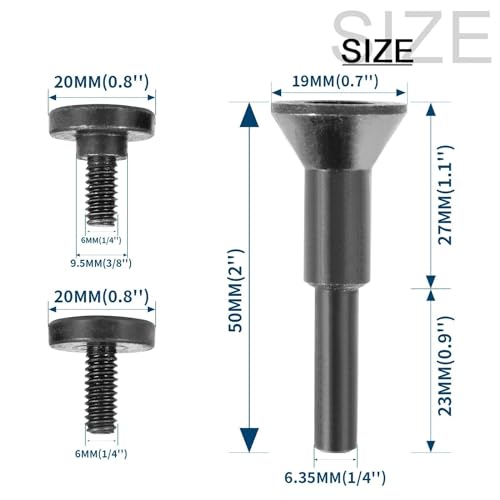 5 Set Metal Cut Off Wheel Disc Mandrel Arbor 1/4