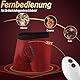 Analvibratoren für Mann Prostata-Massageger Perineum Stimulator 3 In 1 Sexspielzeug für die Männer mit Penisring 10 Vibrationen + 10 StoßModi Analplug Anal Vibrator Anal Dildo für Männer