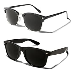 2-pack (1 Black Silver & 1 Glossy Black)