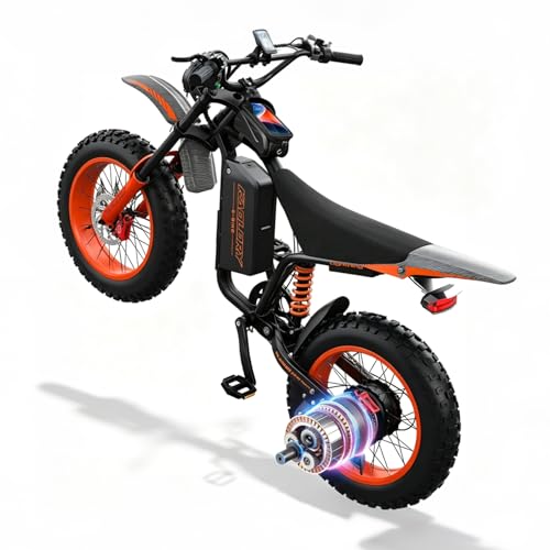 KAOLORY Electric Dirt Bike for Adults - 5000W Motor, 60V