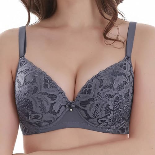 Sujetador Push-up de Encaje con y realce para Figura, cómodo y de Uso Diario, para Tallas Grandes. Sutileza Que Envuelve