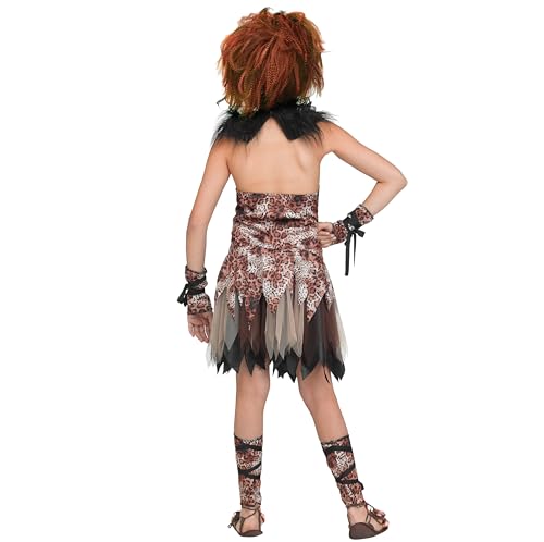 Disfraz infantil Cave Girl Cutie talla 4-6 pequeña miniatura 2