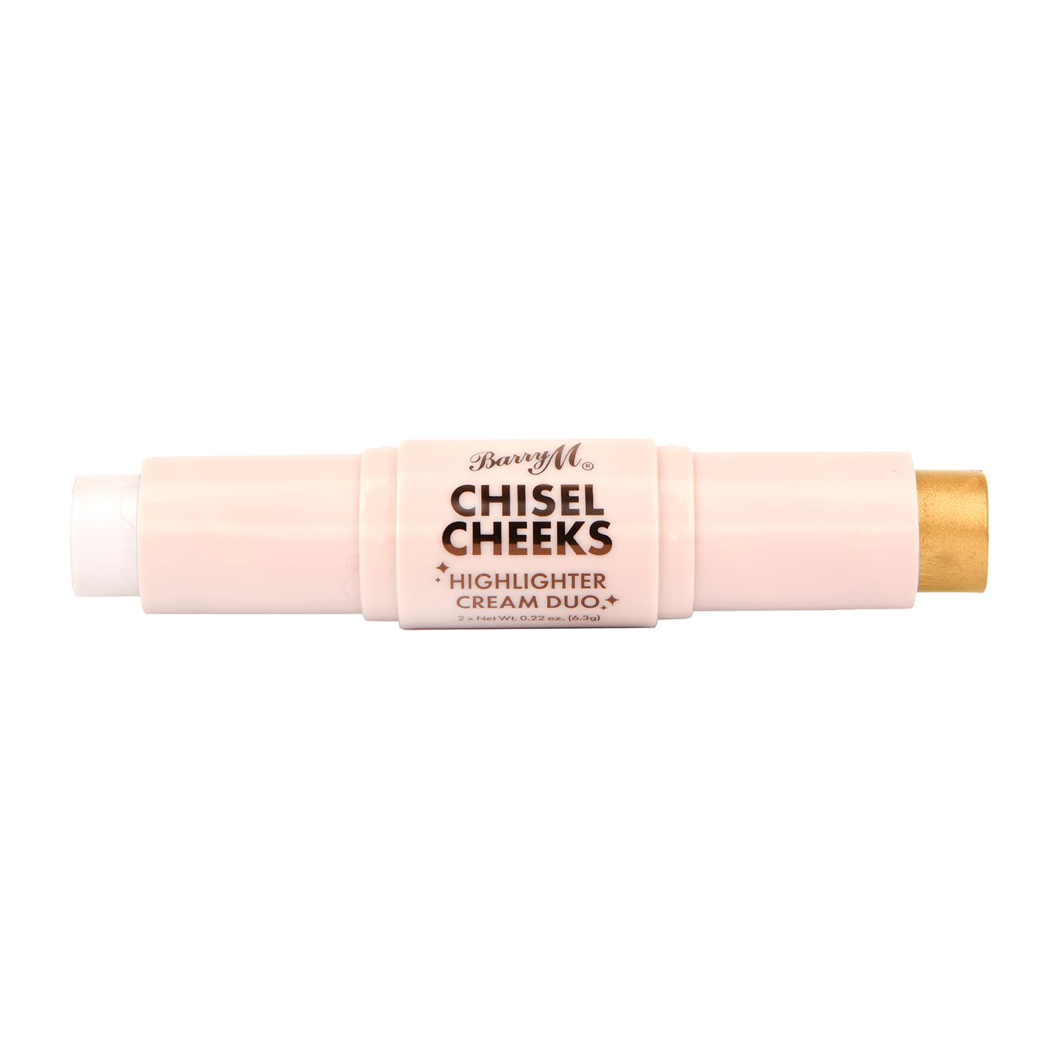 Barry M Chisel Cheeks Highlighter Cream Duo, Shade Silver/Gold, 12.6 g (Pack of 1)