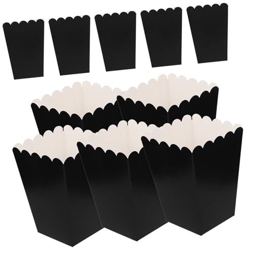 Boîtes à popcorn en carton blanc Zerodeko | Contenants légers pour snacks (100 pièces)