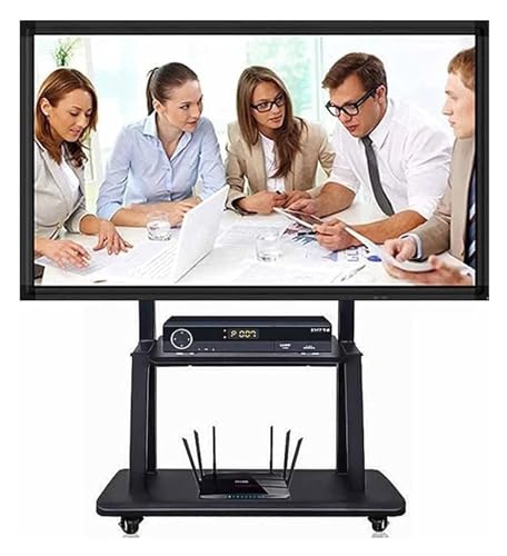 Soporte móvil universal para TV con ruedas y estructura metálica miniatura 6