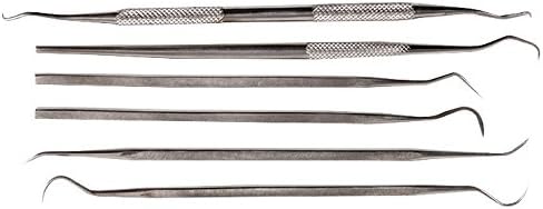 Duratool 6-Piece Dual Ended Stainless Steel Pick Set – Scriber & Probe Tool Kit